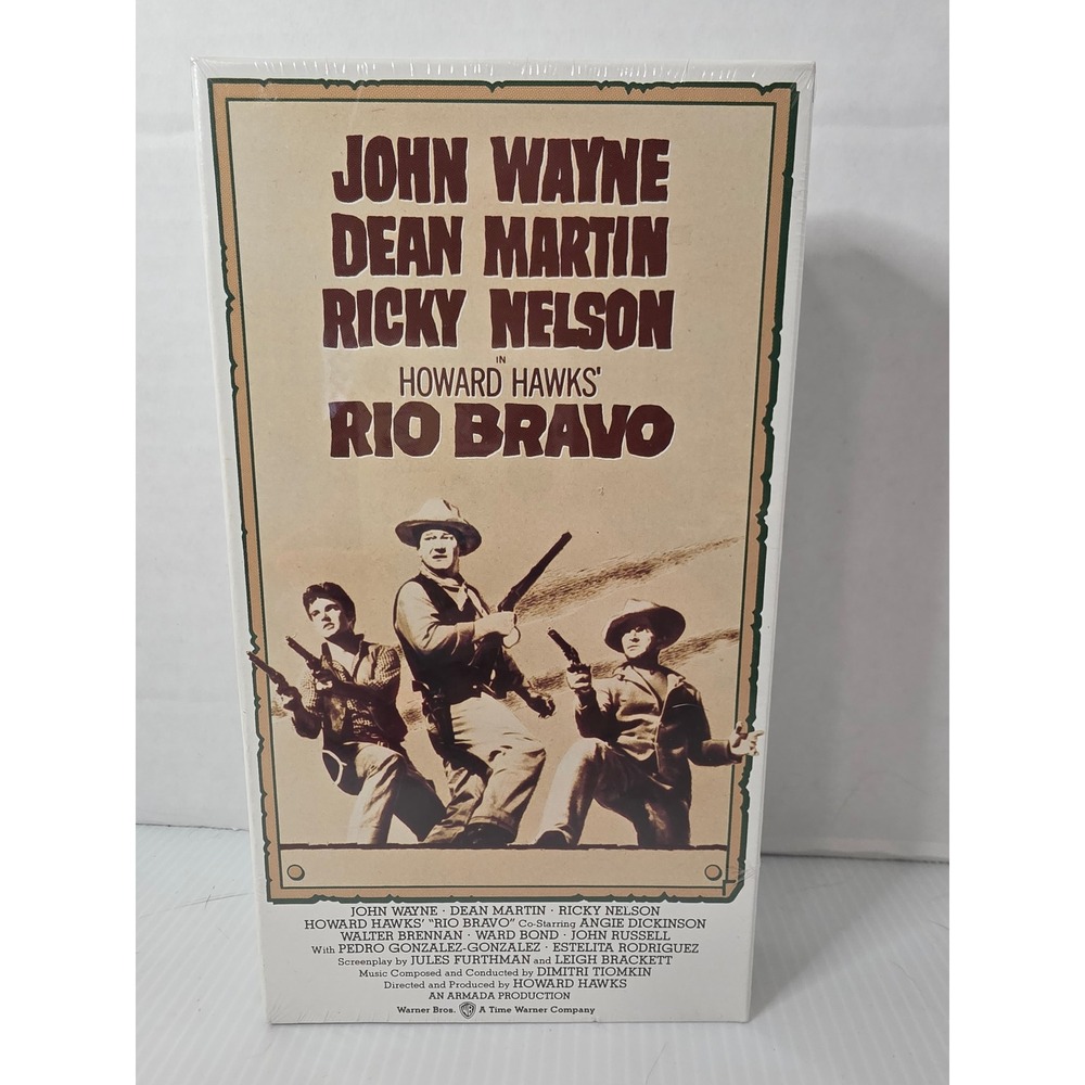 Warner Home Video Rio Bravo VHS Standard Multicolor New 11050